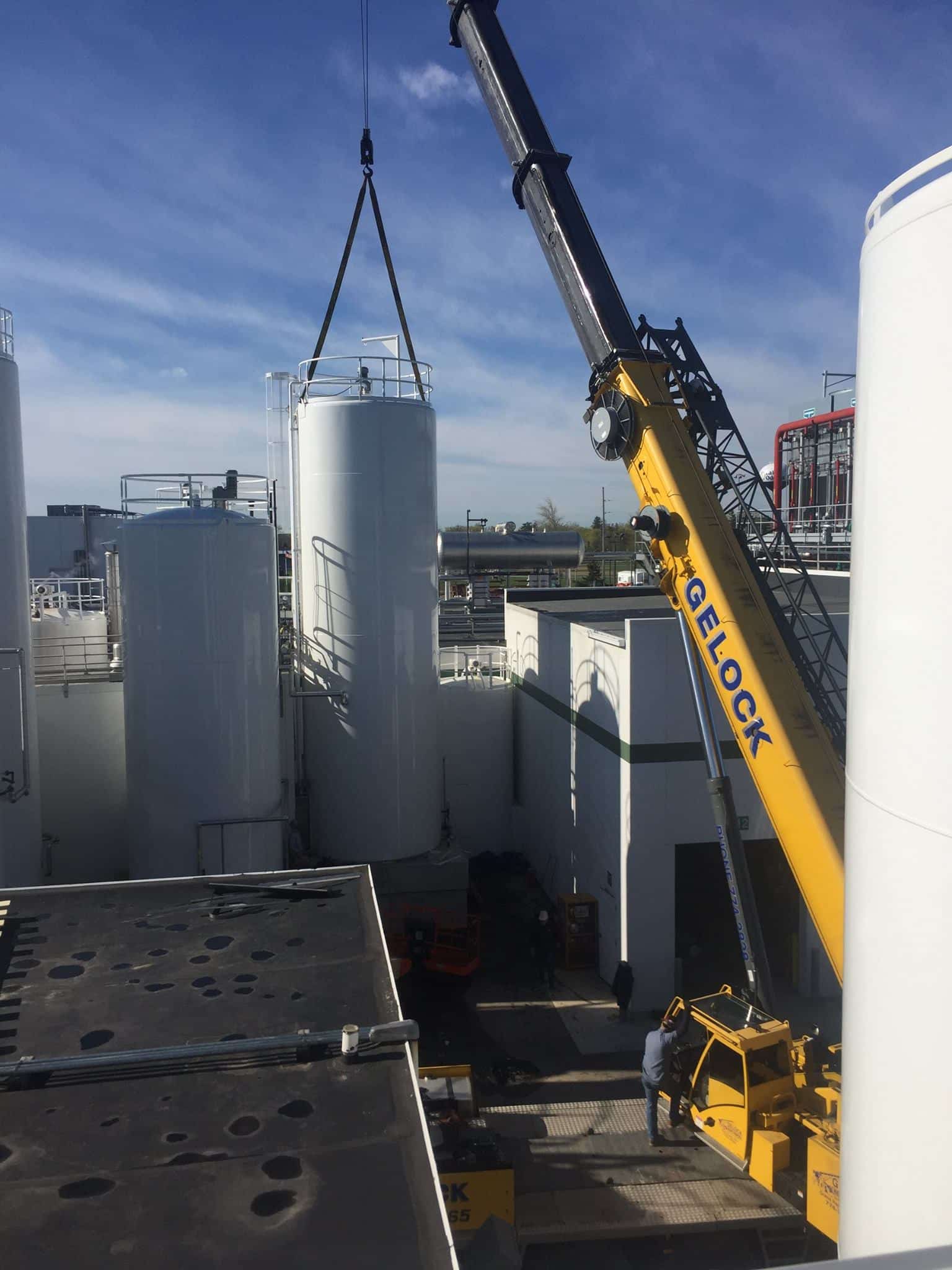 Tank Installation for a Dairy Client